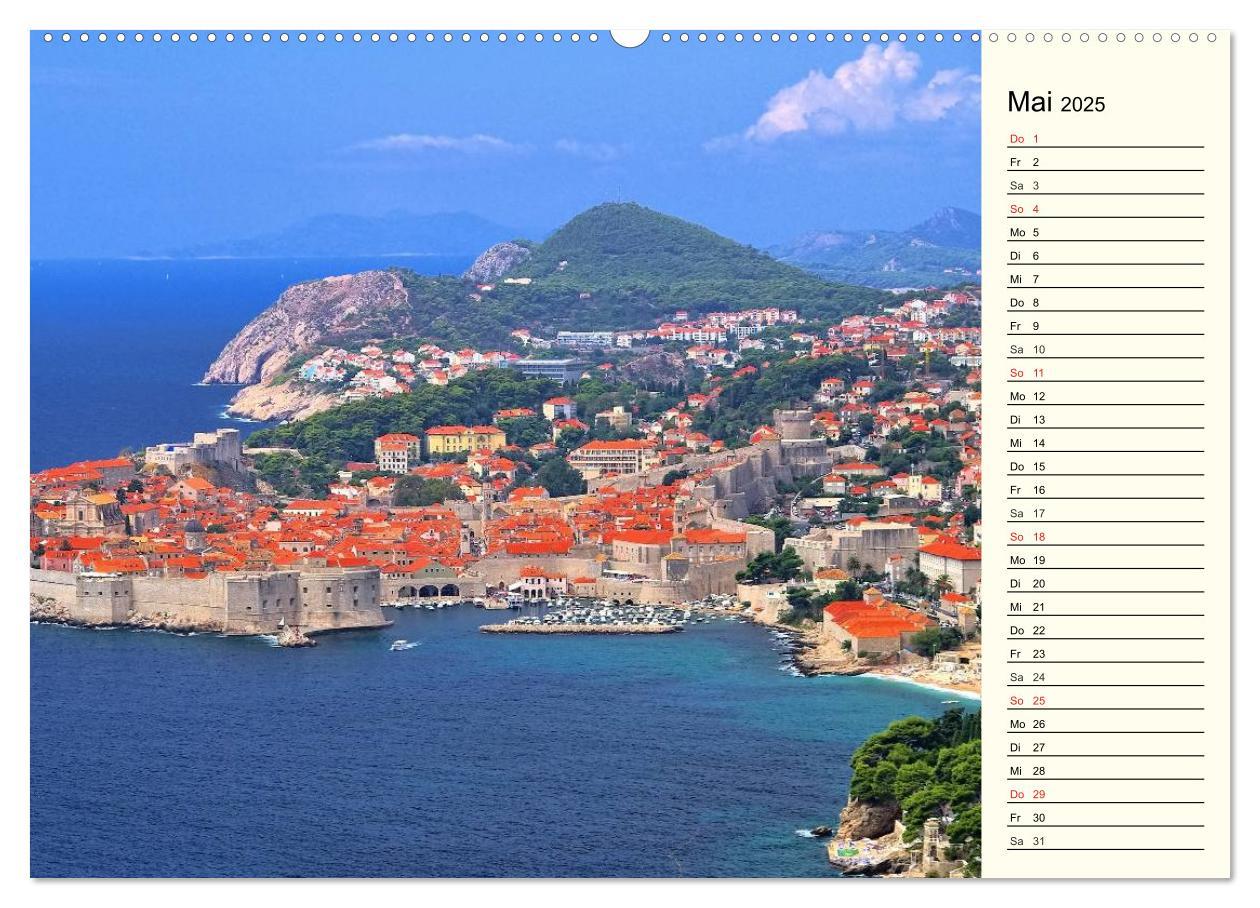 Bild: 9783435511617 | Kroatien (Wandkalender 2025 DIN A2 quer), CALVENDO Monatskalender