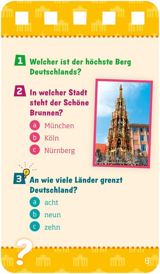 Bild: 9783788677732 | WAS IST WAS Quiz Deutschland | KG | Taschenbuch | 80 S. | Deutsch