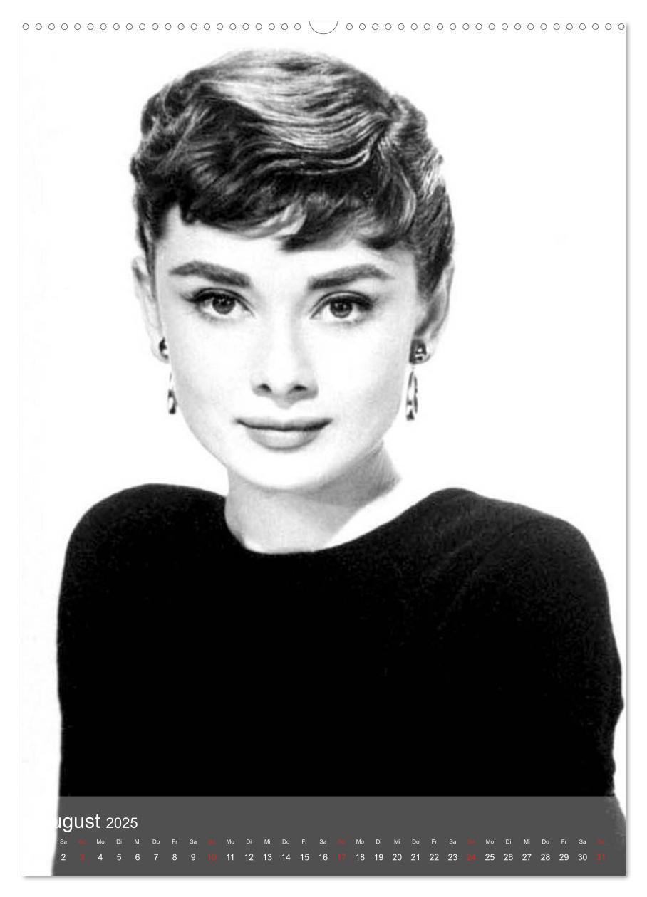 Bild: 9783457023303 | Hollywood-Diva - Audrey Hepburn (hochwertiger Premium Wandkalender...