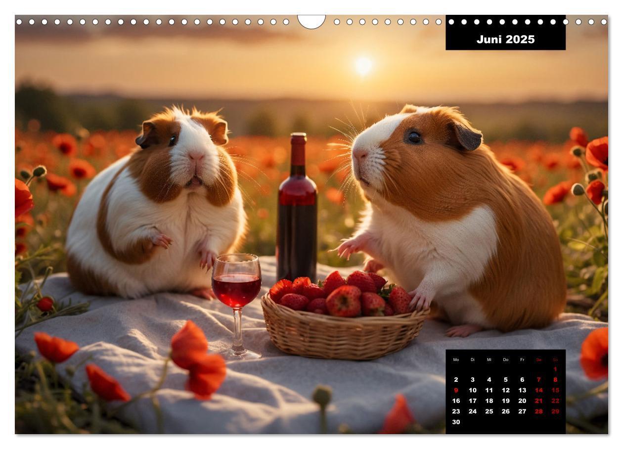 Bild: 9783435012527 | Meerschweinchen mal anders! (Wandkalender 2025 DIN A3 quer),...