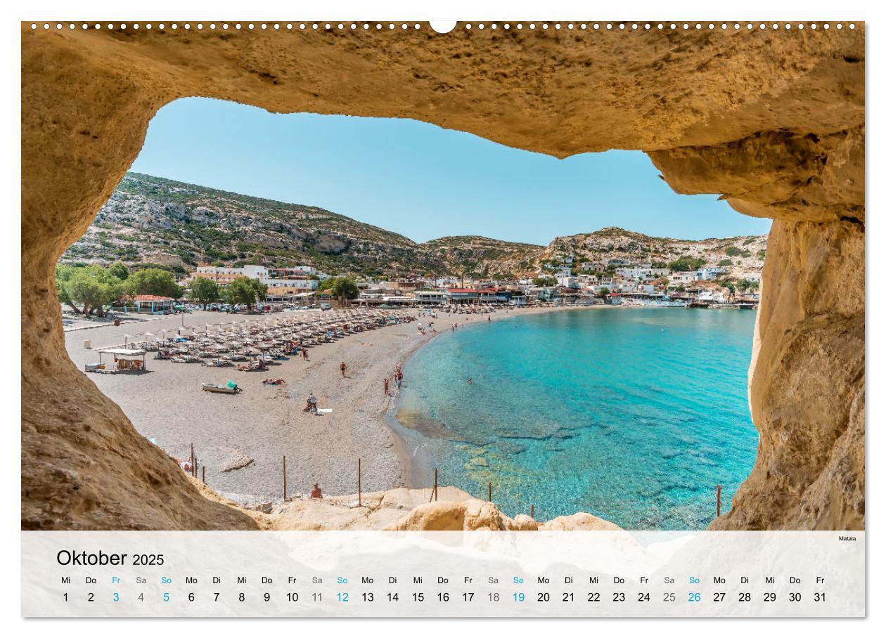 Bild: 9783383996504 | Kreta - Die Highlights der Insel (Wandkalender 2025 DIN A2 quer),...