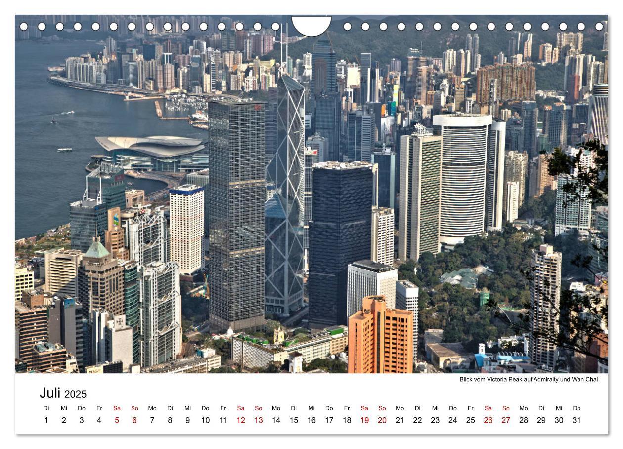 Bild: 9783435162956 | Megacity Hong Kong (Wandkalender 2025 DIN A4 quer), CALVENDO...