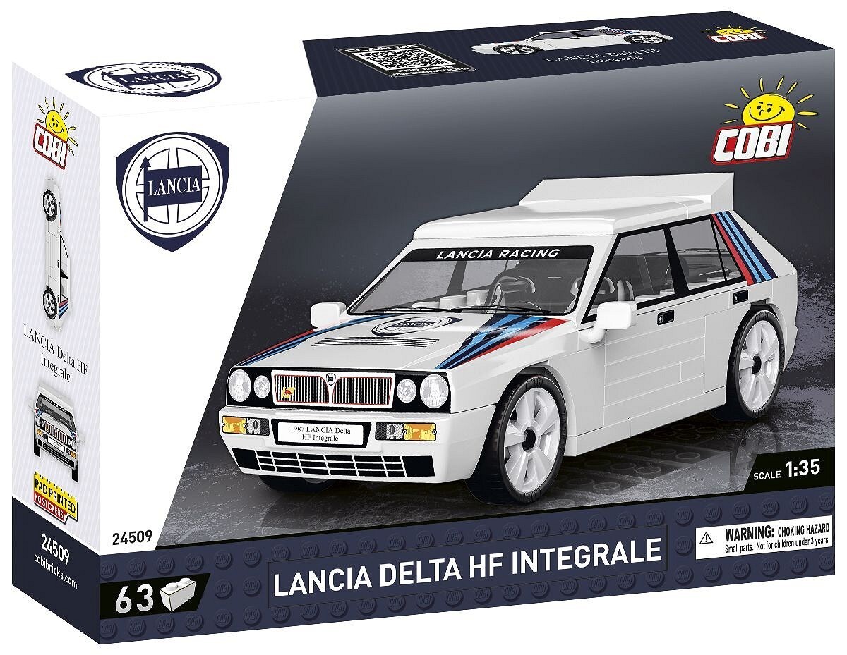 Cover: 5902251245092 | COBI 24509 - Lancia Delta HF Integrale, Maßstab 1:35, Bausatz, 63...