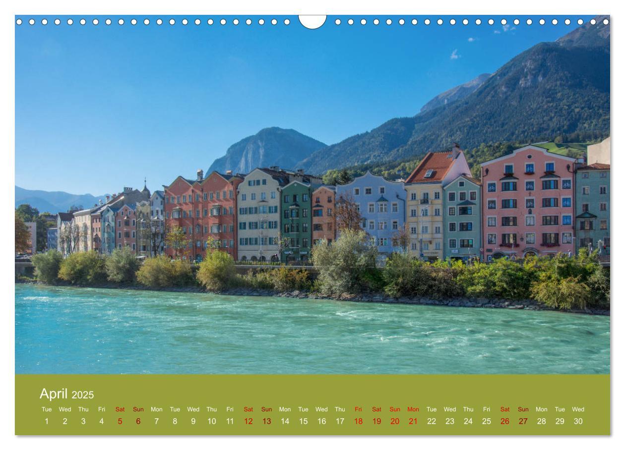 Bild: 9781325943272 | Innsbruck - Austria¿s capital of the alps (Wall Calendar 2025 DIN...