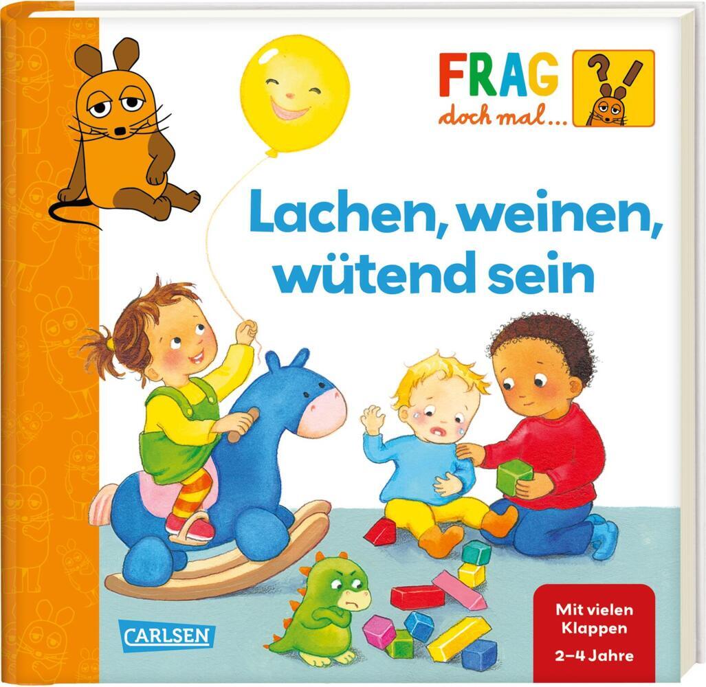 Cover: 9783551253705 | Frag doch mal ... die Maus: Lachen, weinen, wütend sein | Petra Klose