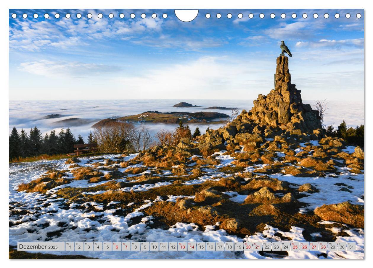 Bild: 9783435224500 | Rhön - Basalt (Wandkalender 2025 DIN A4 quer), CALVENDO Monatskalender