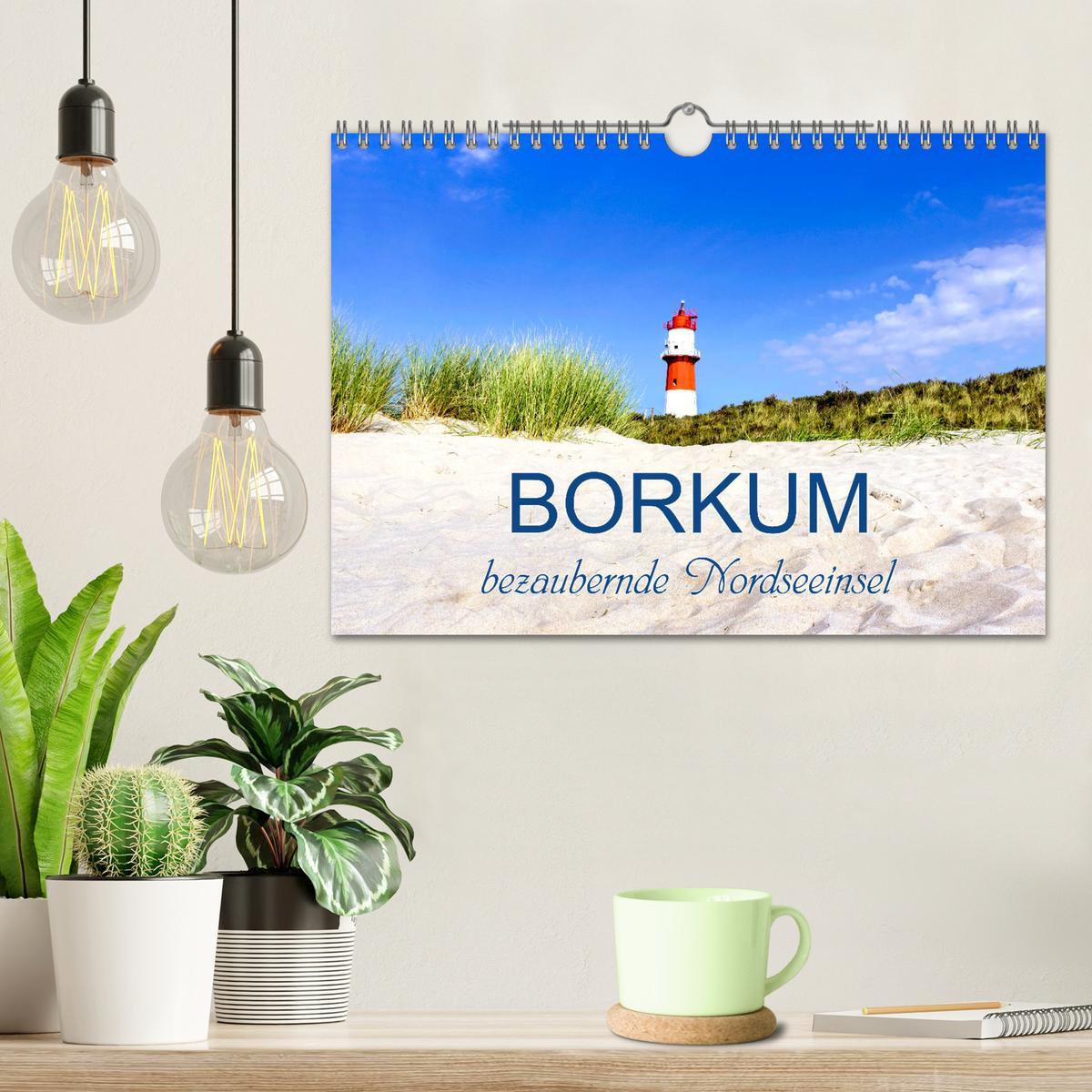 Bild: 9783435492992 | Borkum, bezaubernde Nordseeinsel (Wandkalender 2025 DIN A4 quer),...