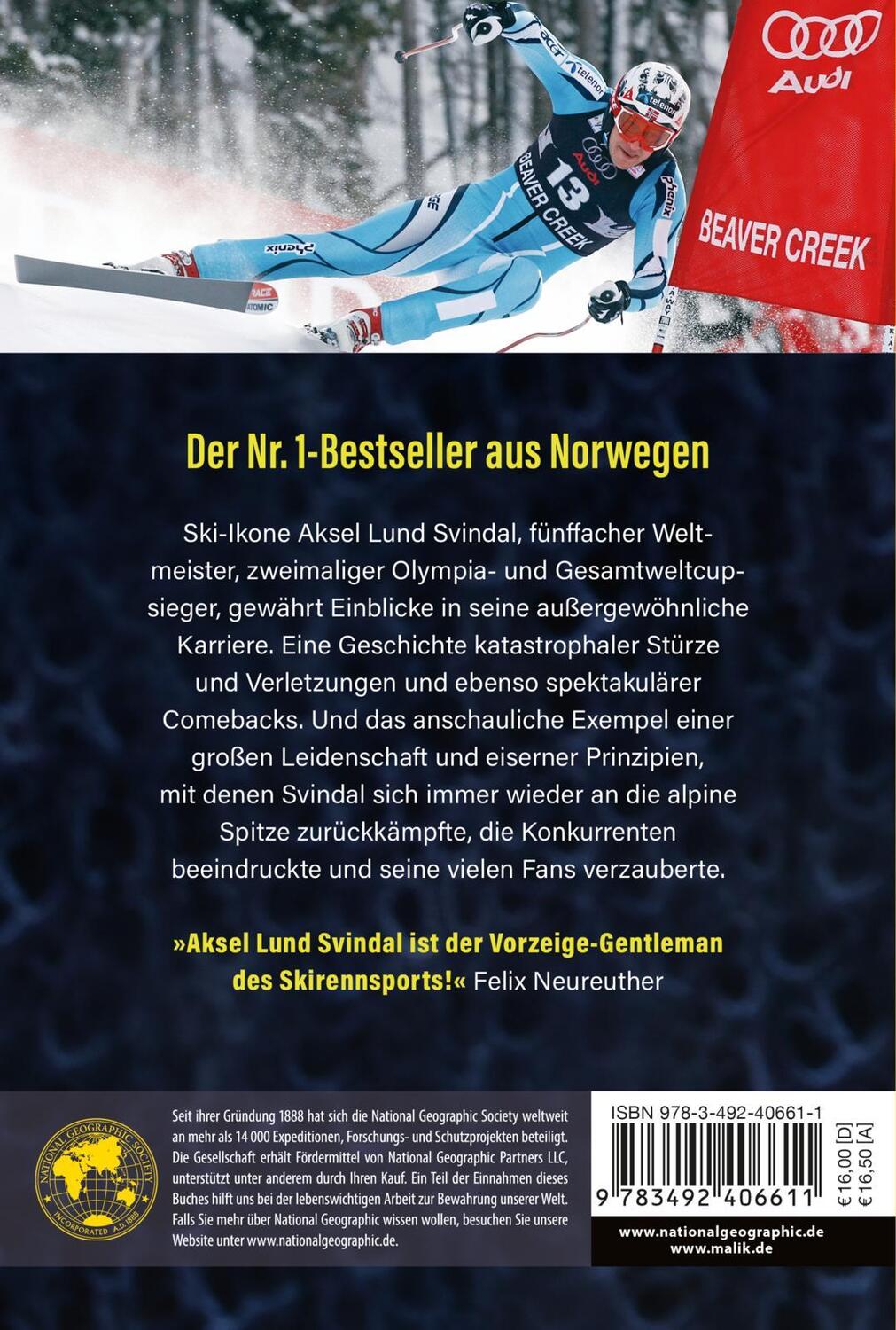 Rückseite: 9783492406611 | Größer als ich | Aksel Lund Svindal | Taschenbuch | 336 S. | Deutsch