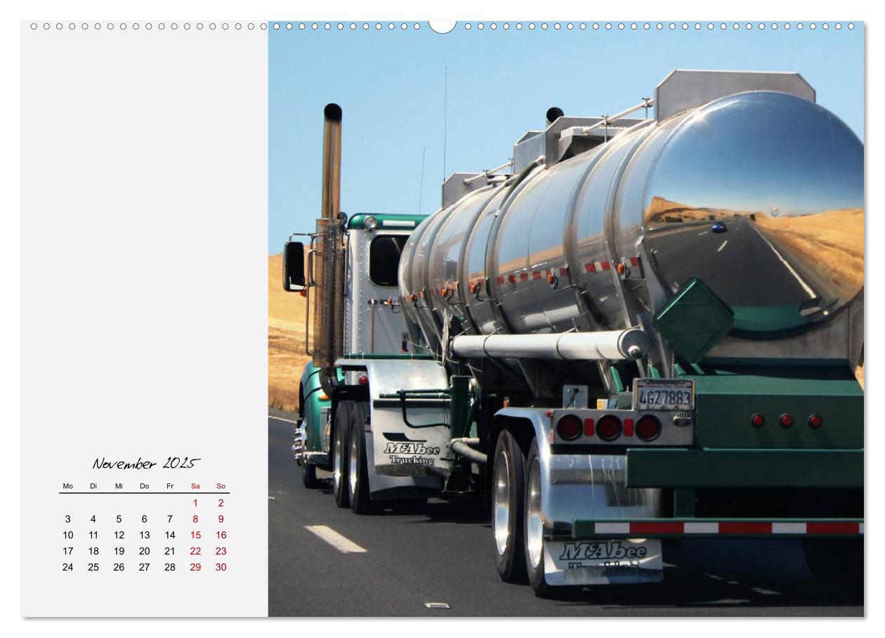 Bild: 9783435337798 | Langhauber. Coole Trucks in den USA (Wandkalender 2025 DIN A2...