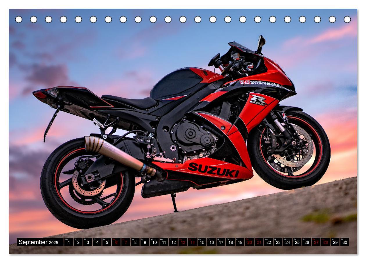 Bild: 9783435109050 | Yoshimura Gixxer Limited Edition (Tischkalender 2025 DIN A5 quer),...