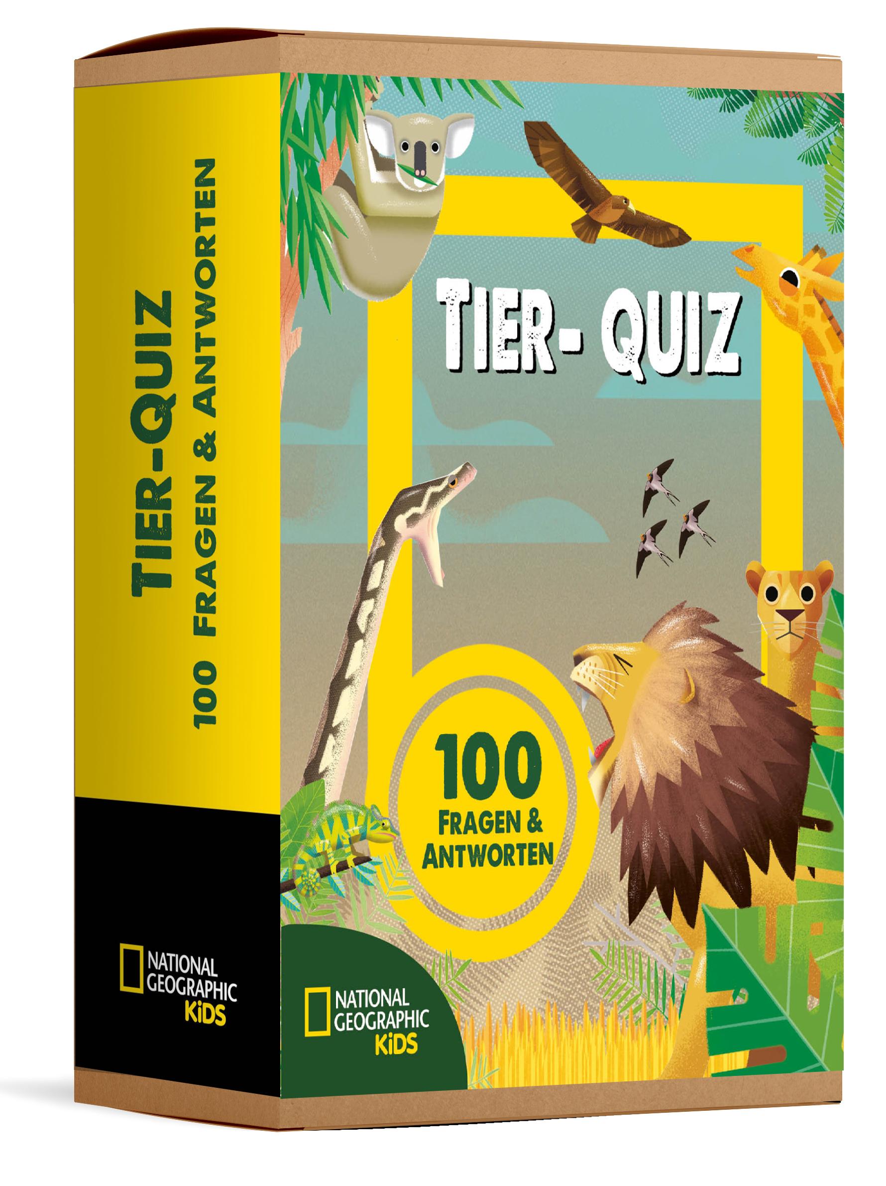 Cover: 9788863126877 | Tier-Quiz. 100 Fragen über Tiere für Quizfans und Tierfans (100...