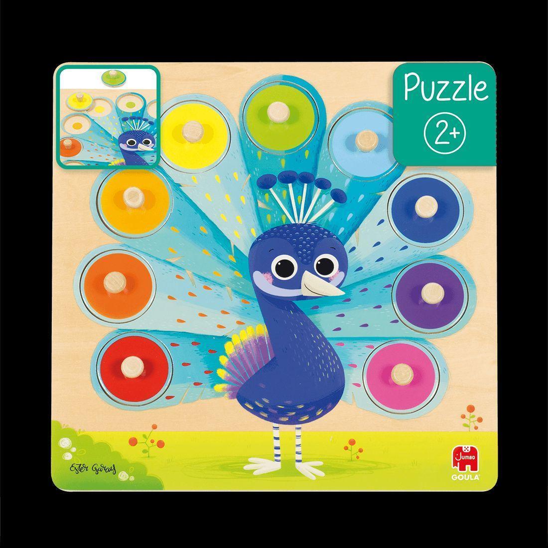 Cover: 8410446530603 | GOULA Pfaupuzzle | Spiel | Deutsch | 2023 | Jumbo Spiele GmbH