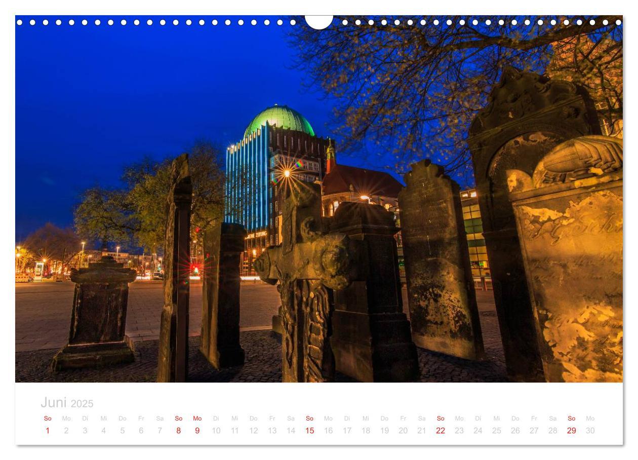 Bild: 9783435504114 | Hannover bei Nacht (Wandkalender 2025 DIN A3 quer), CALVENDO...