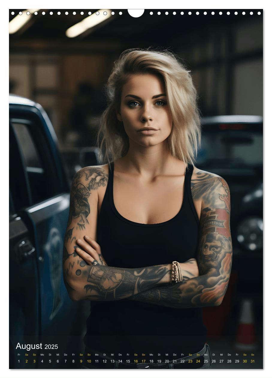 Bild: 9783435851089 | Tattoo Schönheiten - zwölf Monate, zwölf Frauen und jede Menge...