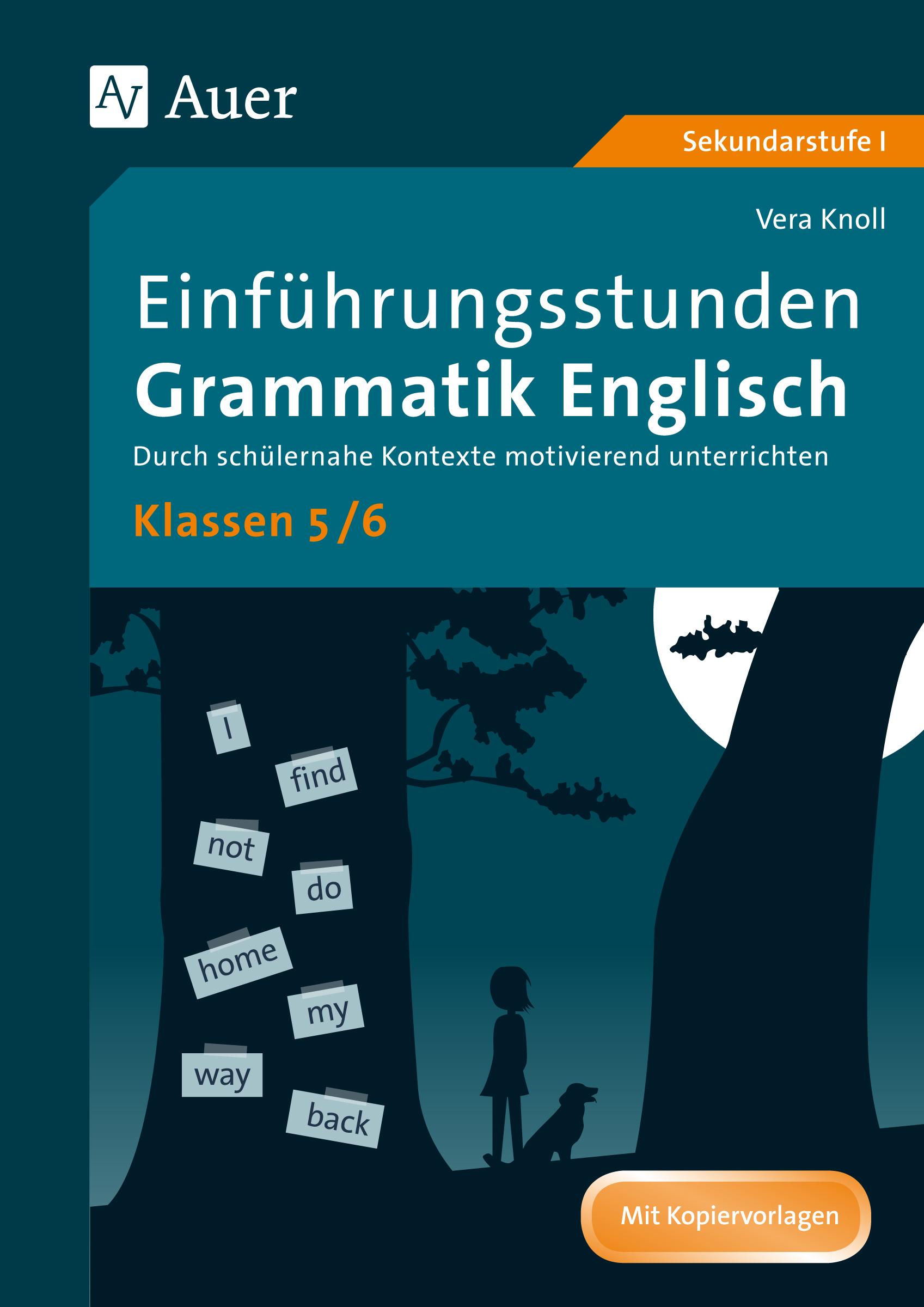 Cover: 9783403081050 | Einführungsstunden Grammatik Englisch Klassen 5-6 | Vera Knoll | 88 S.