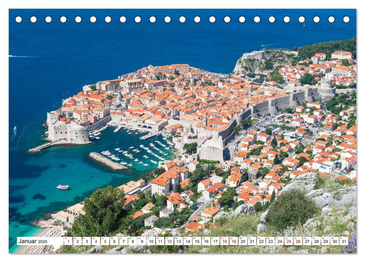 Bild: 9783383791710 | Kroatien - Perle des Balkans (Tischkalender 2025 DIN A5 quer),...