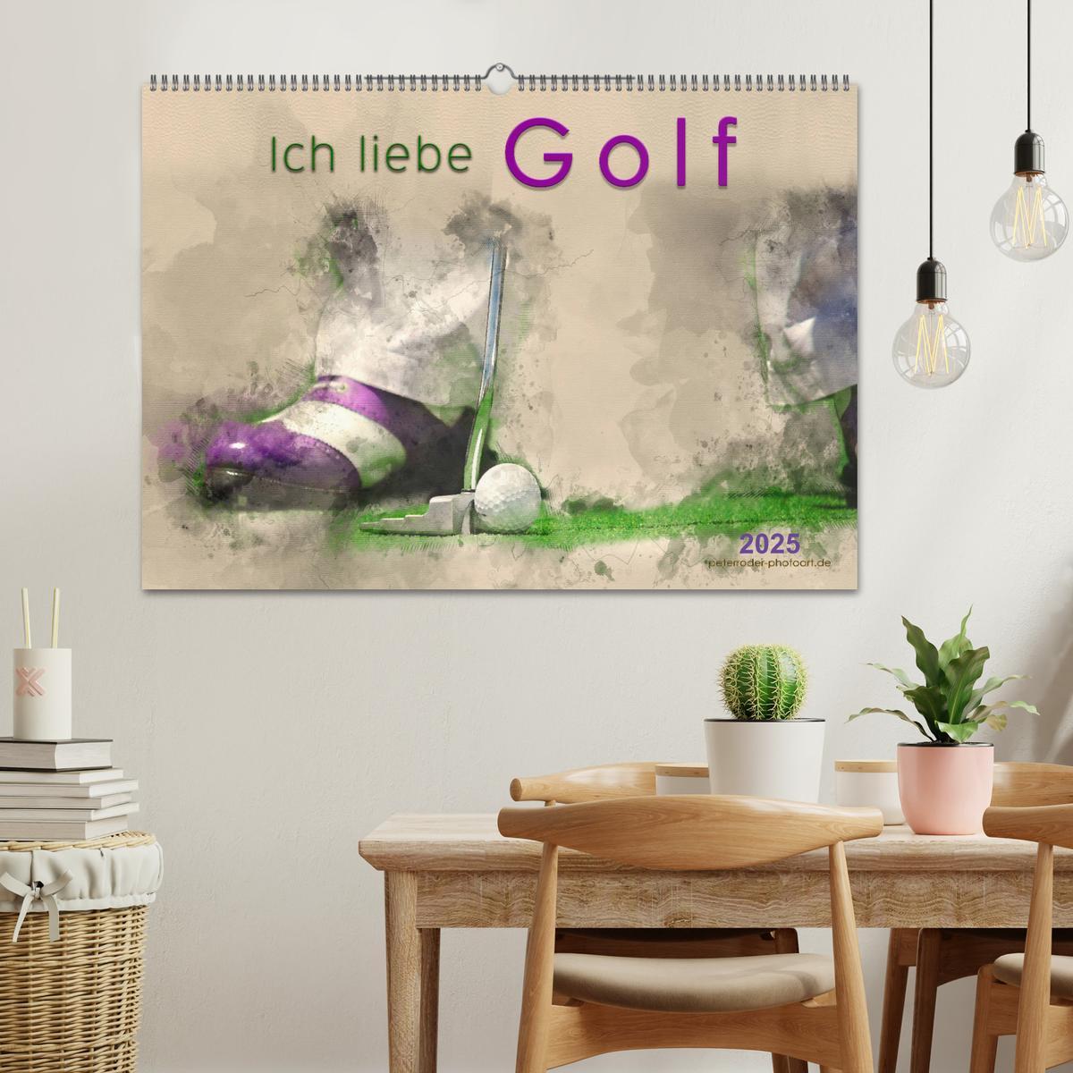 Bild: 9783435419944 | Ich liebe Golf (Wandkalender 2025 DIN A2 quer), CALVENDO...