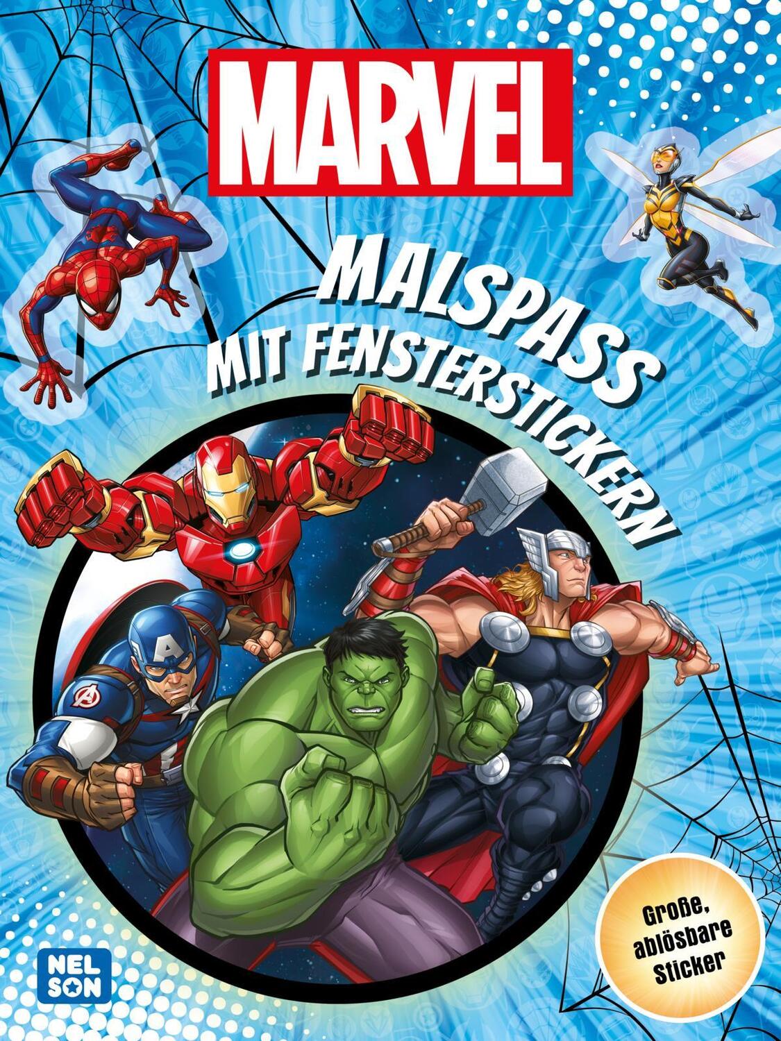 Cover: 9783845125275 | MARVEL: Malspaß mit Fensterstickern | Broschüre | MARVEL | 24 S.