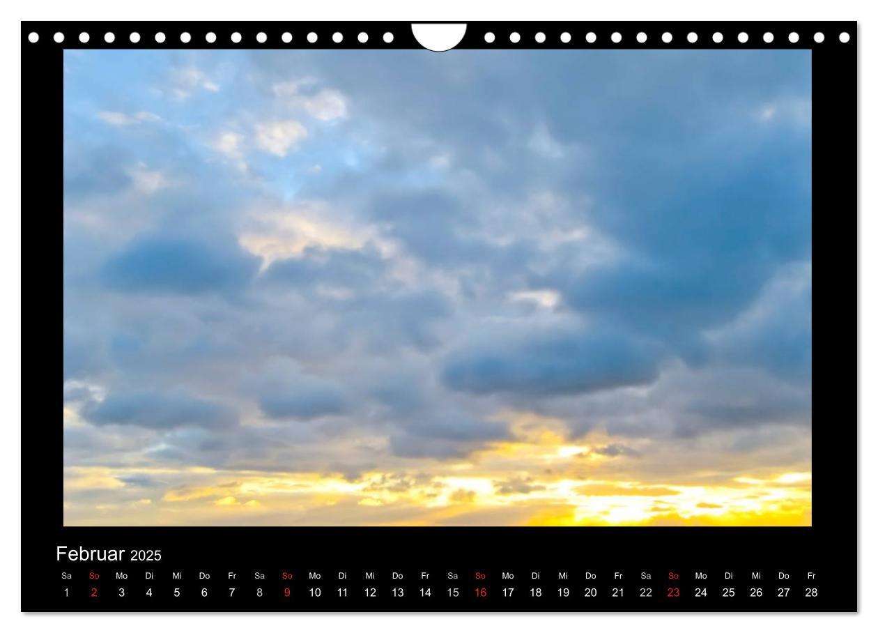 Bild: 9783435832828 | Wolkenbilder (Wandkalender 2025 DIN A4 quer), CALVENDO Monatskalender