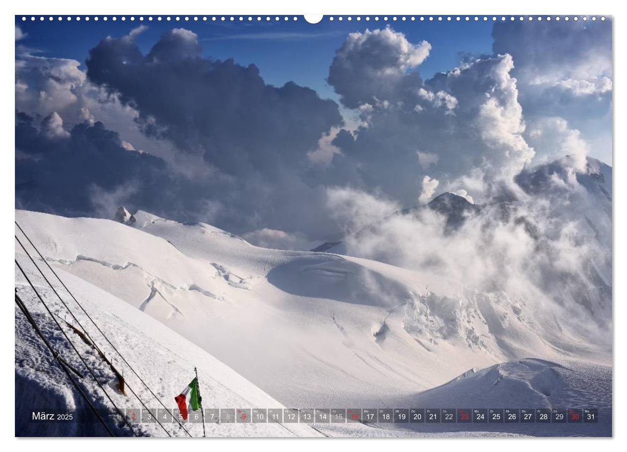 Bild: 9783435583881 | Monte Rosa (Wandkalender 2025 DIN A2 quer), CALVENDO Monatskalender