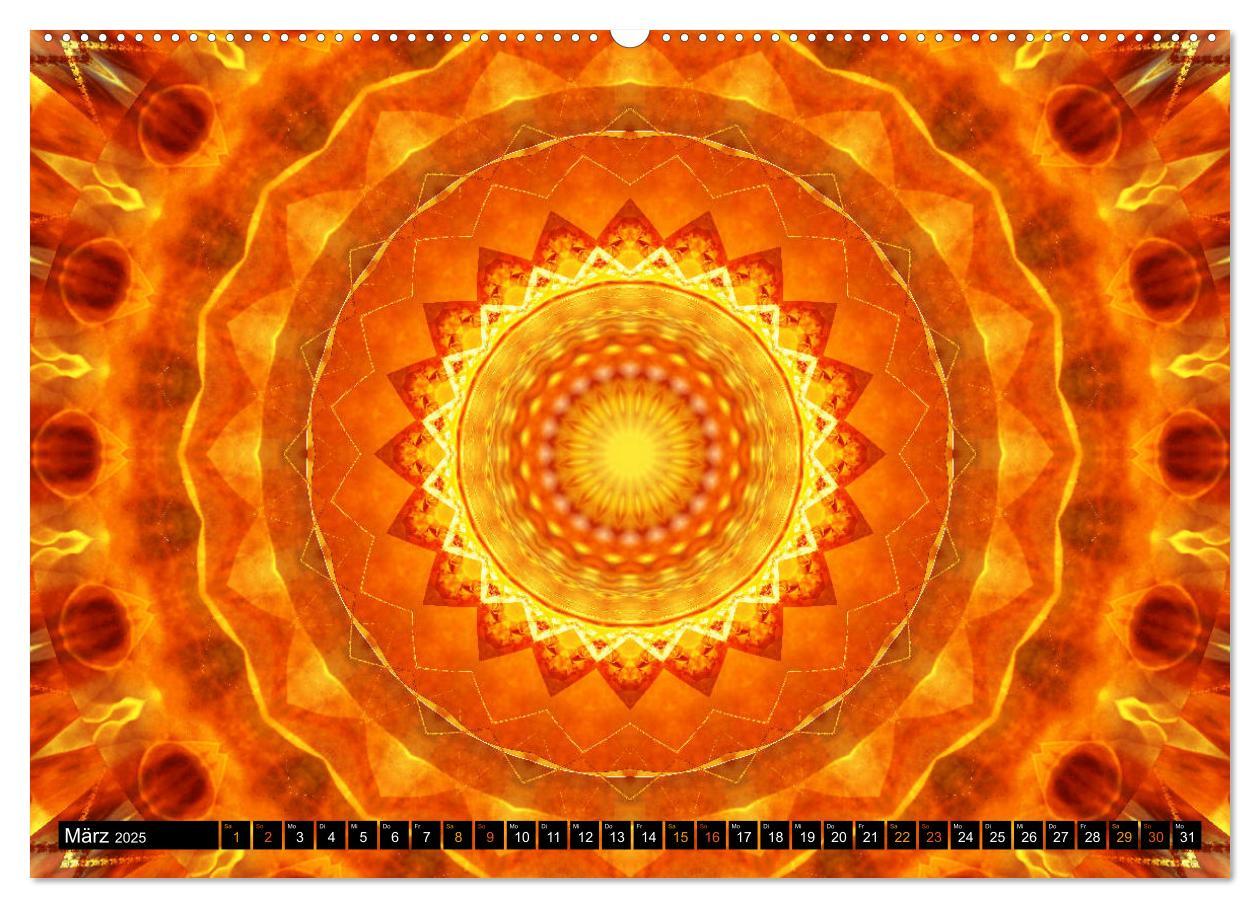 Bild: 9783435410743 | Energie - Mandalas in orange (hochwertiger Premium Wandkalender...