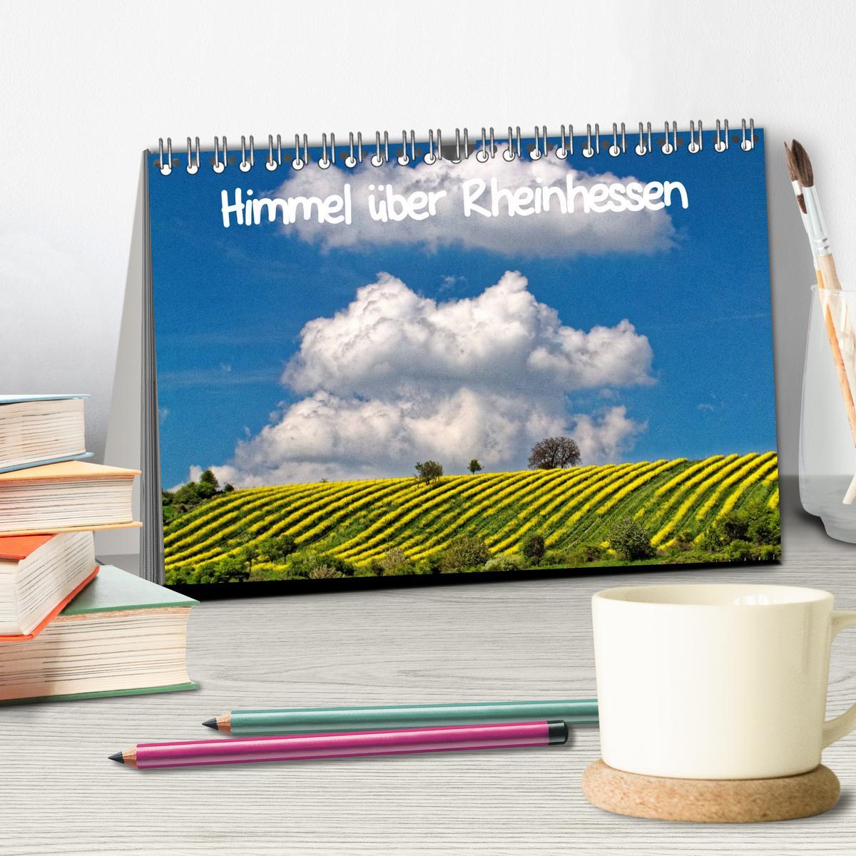 Bild: 9783435492190 | Himmel über Rheinhessen (Tischkalender 2025 DIN A5 quer), CALVENDO...