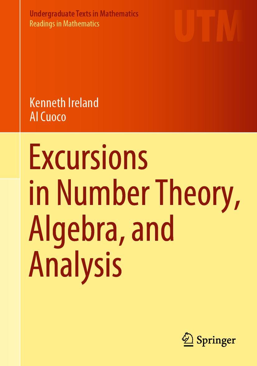 Cover: 9783031130168 | Excursions in Number Theory, Algebra, and Analysis | Al Cuoco (u. a.)