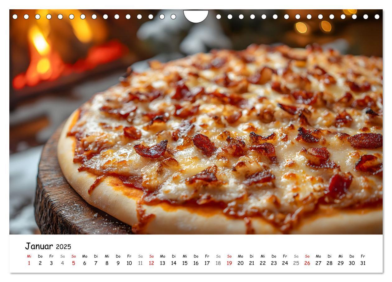 Bild: 9783457215777 | Pizza geht immer - Zu jeder Jahreszeit (Wandkalender 2025 DIN A4...