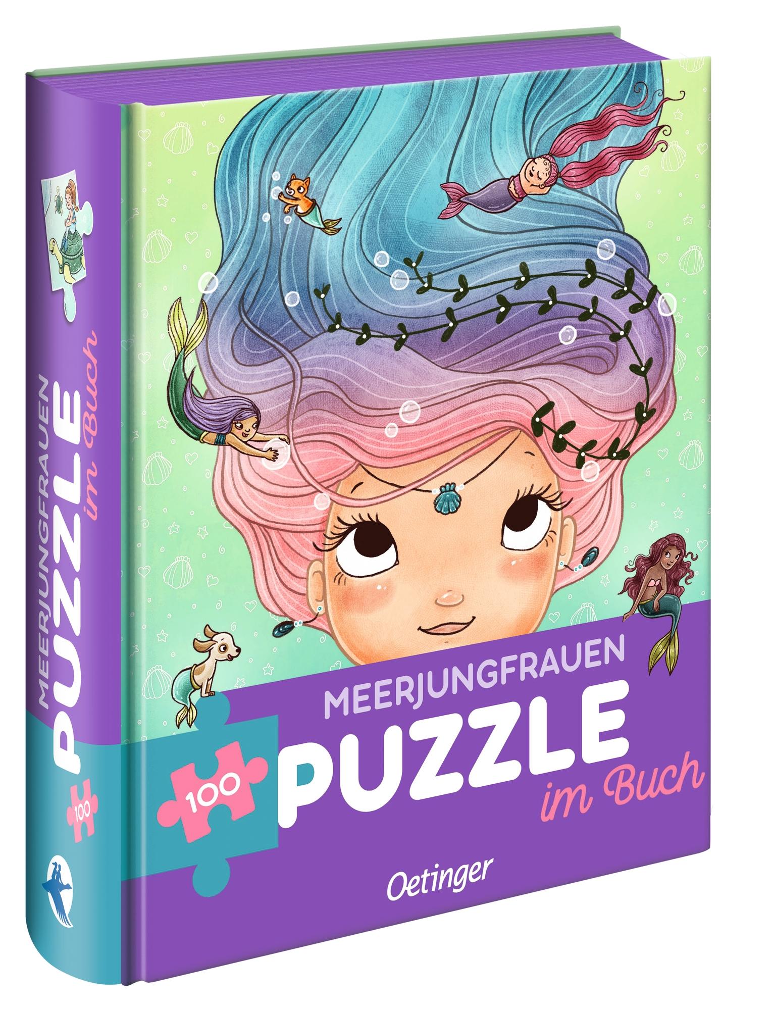 Cover: 4260512186951 | Meerjungfrauen. Puzzle im Buch. 100 Teile | Ruby van der Bogen | Spiel