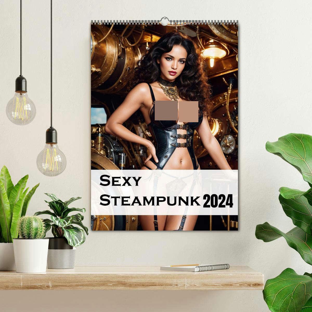 Bild: 9783383761515 | Sexy Steampunk (Wandkalender 2025 DIN A2 hoch), CALVENDO...