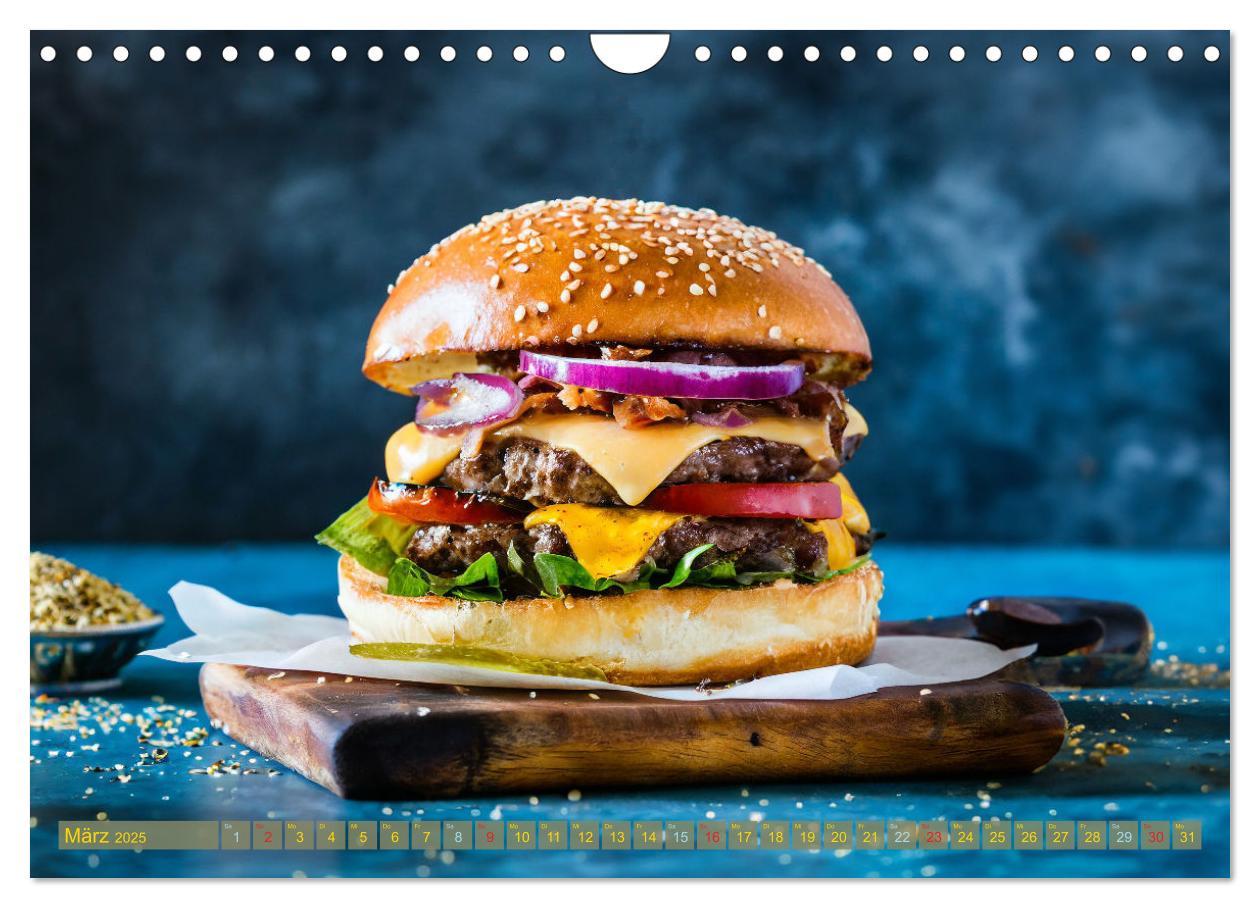 Bild: 9783457015926 | Unsere Burger Deluxe (Wandkalender 2025 DIN A4 quer), CALVENDO...