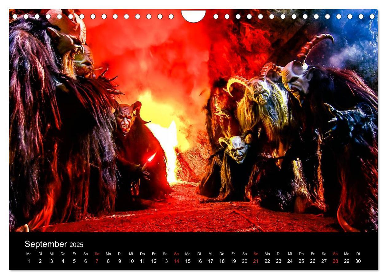 Bild: 9783435574551 | Perchten und Krampusse im Voralpenland (Wandkalender 2025 DIN A4...