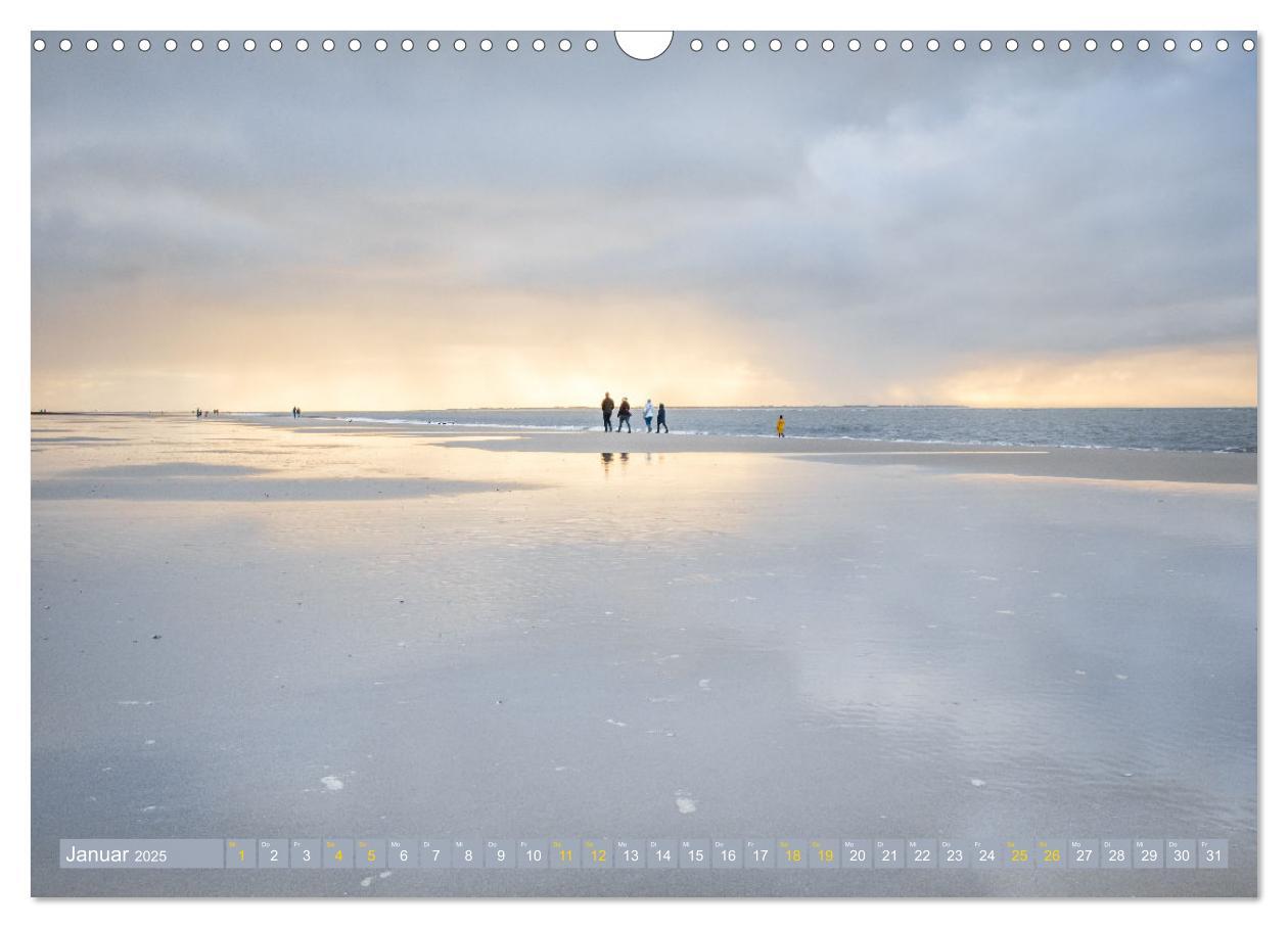 Bild: 9783435073535 | Am Strand von Langeoog (Wandkalender 2025 DIN A3 quer), CALVENDO...