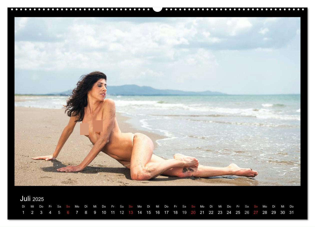 Bild: 9783435763474 | Outdoor Aktkalender 2025 (Wandkalender 2025 DIN A2 quer), CALVENDO...