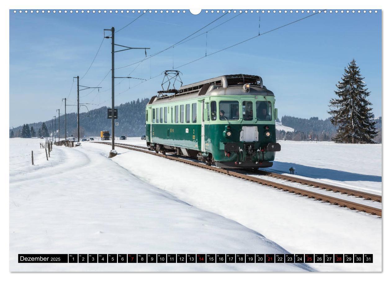 Bild: 9783435345649 | Eisenbahn-Nostalgie - Oldtimer auf Schweizer Schienen (Wandkalender...