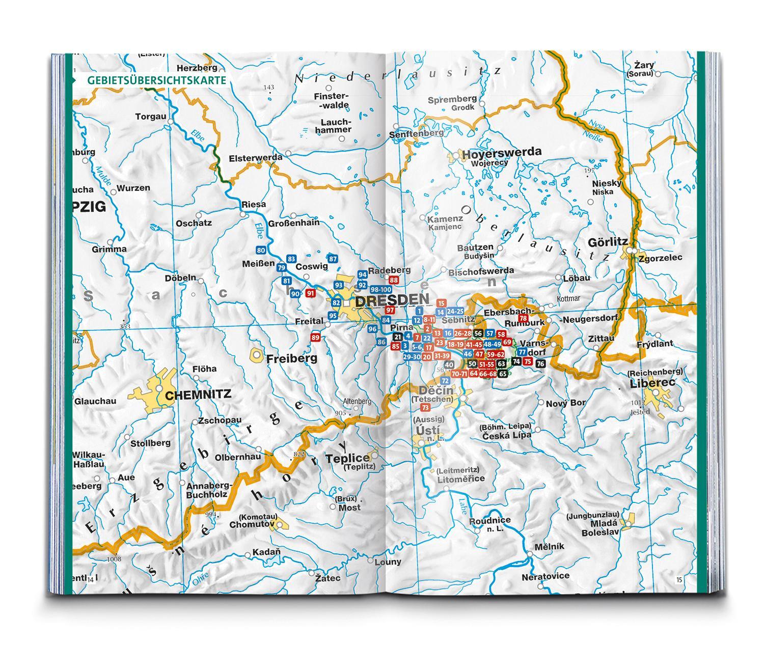 Bild: 9783991219026 | KOMPASS Wanderlust Elbsandsteingebirge und bei Dresden | Taschenbuch