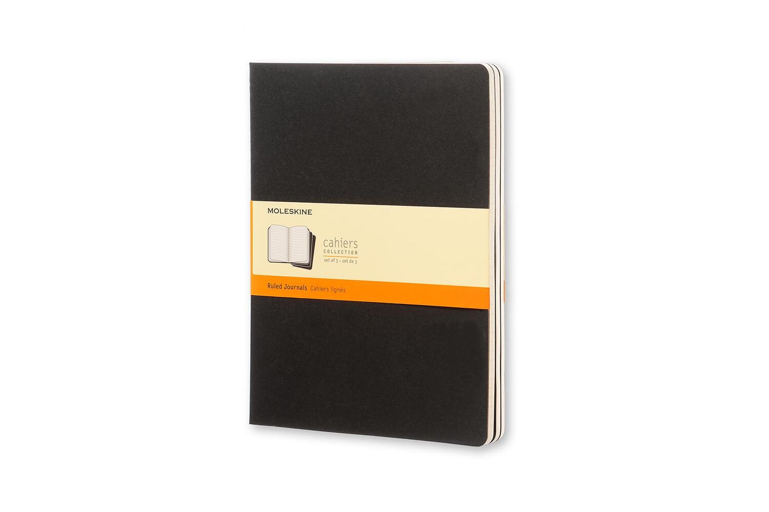 Bild: 9788883705014 | Moleskine Cahier Extra Large liniert schwarz. 3er Pack | Moleskine