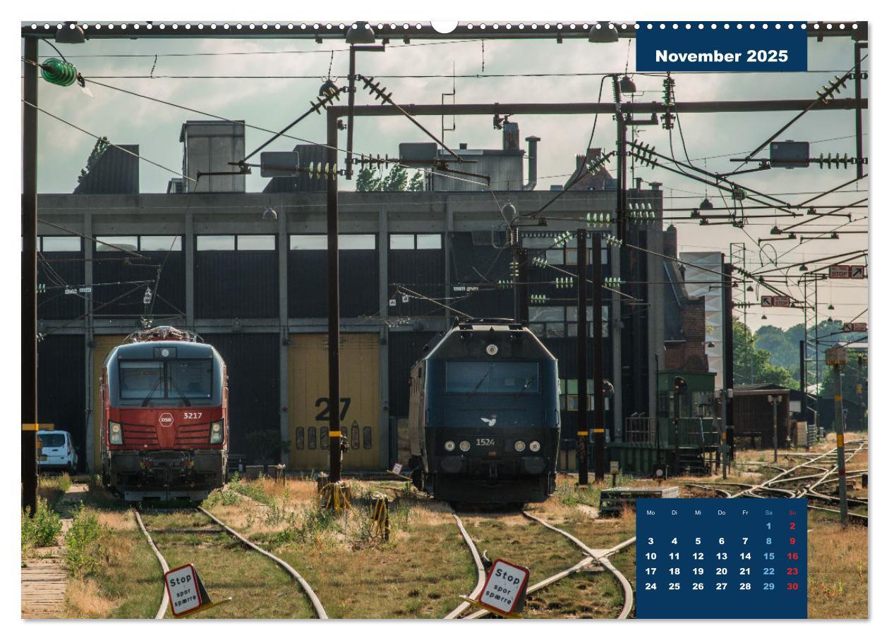 Bild: 9783383994920 | Dänische Eisenbahnen (hochwertiger Premium Wandkalender 2025 DIN A2...