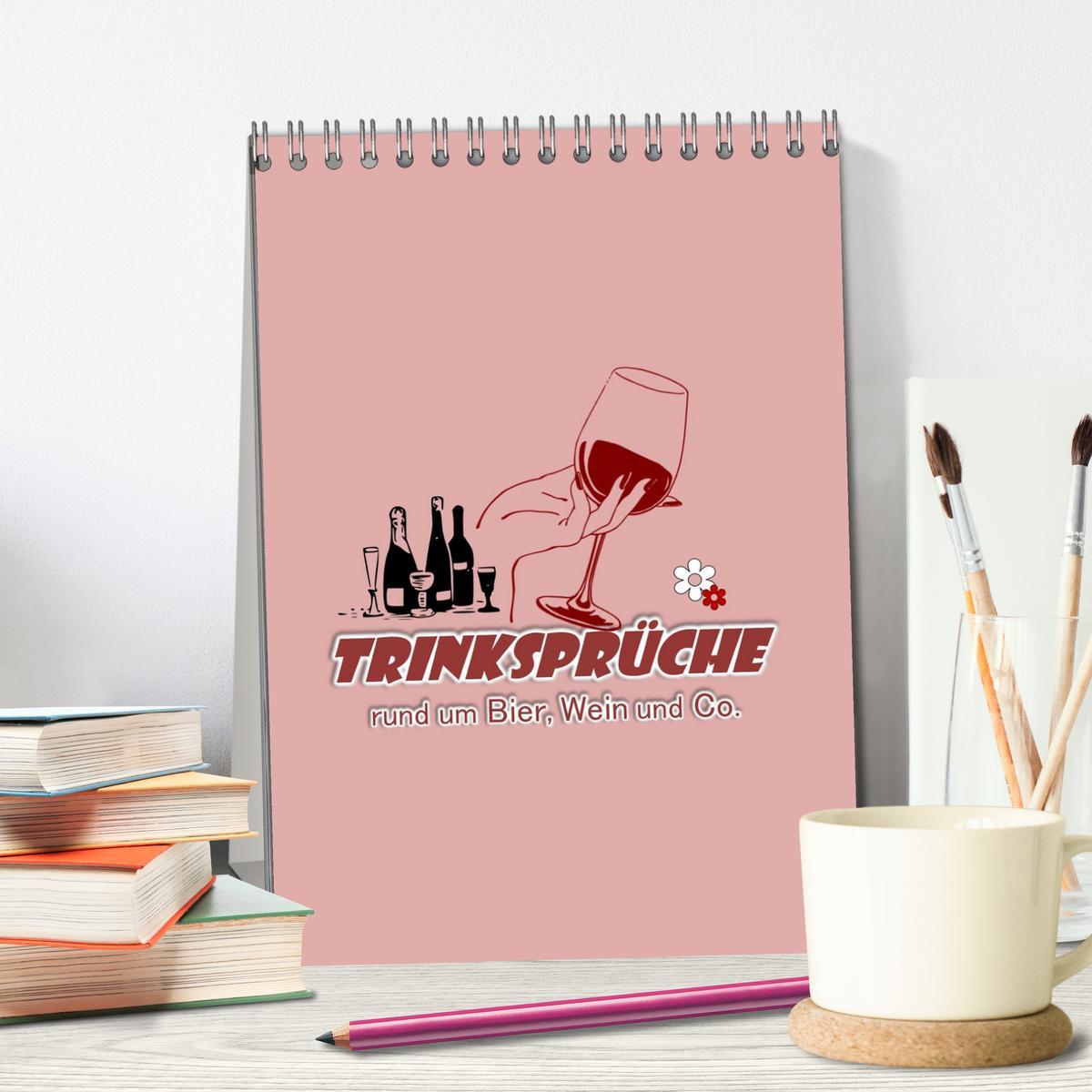 Bild: 9783435894352 | TRINKSPRÜCHE rund um Bier, Wein und Co. ¿ (Tischkalender 2025 DIN...