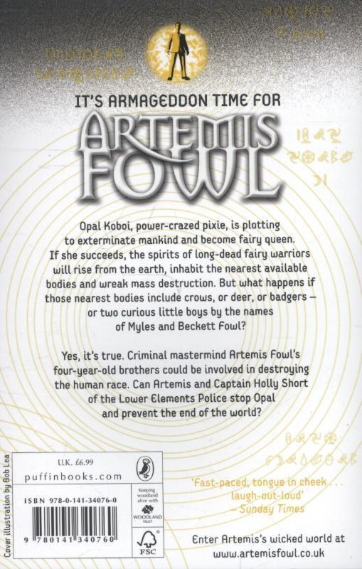 Rückseite: 9780141340760 | Artemis Fowl and the Last Guardian | Eoin Colfer | Taschenbuch | 2013