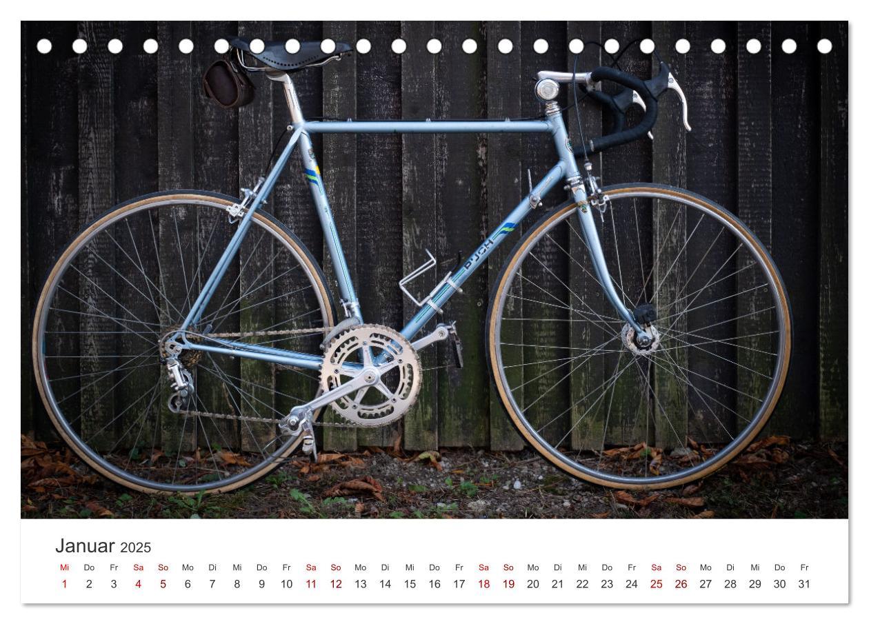 Bild: 9783435097784 | Stahlrenner - Rennrad-Klassiker aus Europa (Tischkalender 2025 DIN...