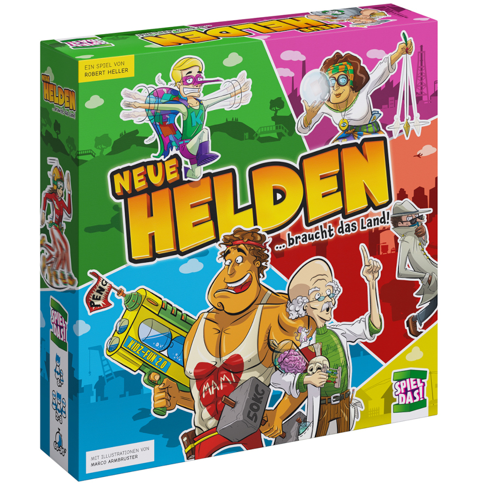 Cover: 4270002129405 | Neue Helden ... braucht das Land! | Robert Heller | Spiel | 2022