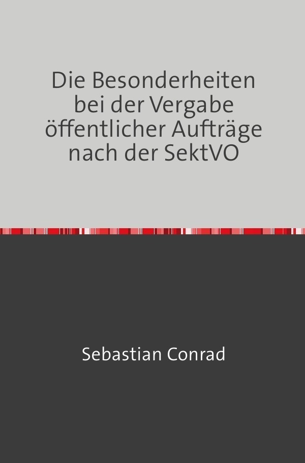 Cover: 9783745002355 | Die Besonderheiten bei der Vergabe öffentlicher Aufträge nach der...