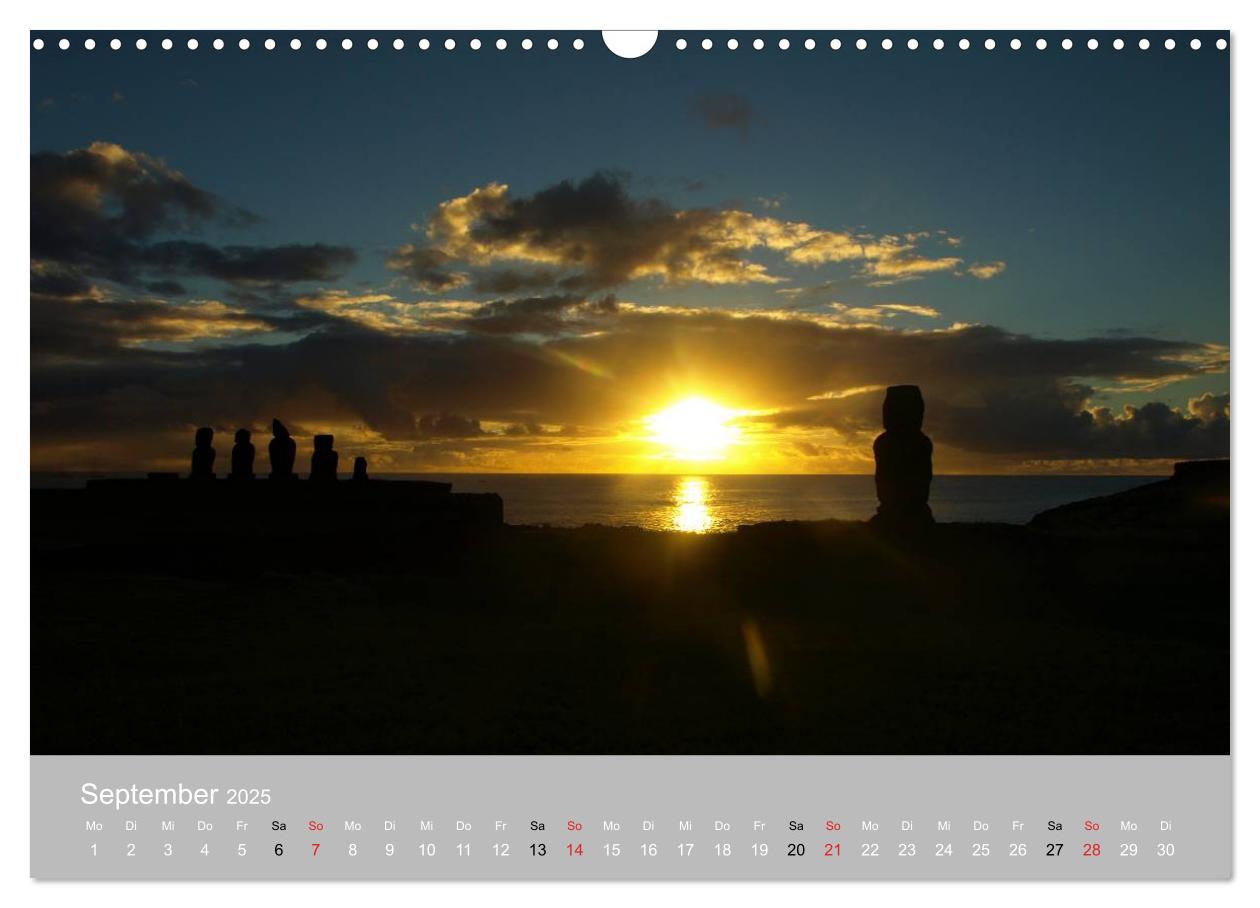 Bild: 9783435820825 | MOAI - steinerne Wächter der Osterinsel (Wandkalender 2025 DIN A3...