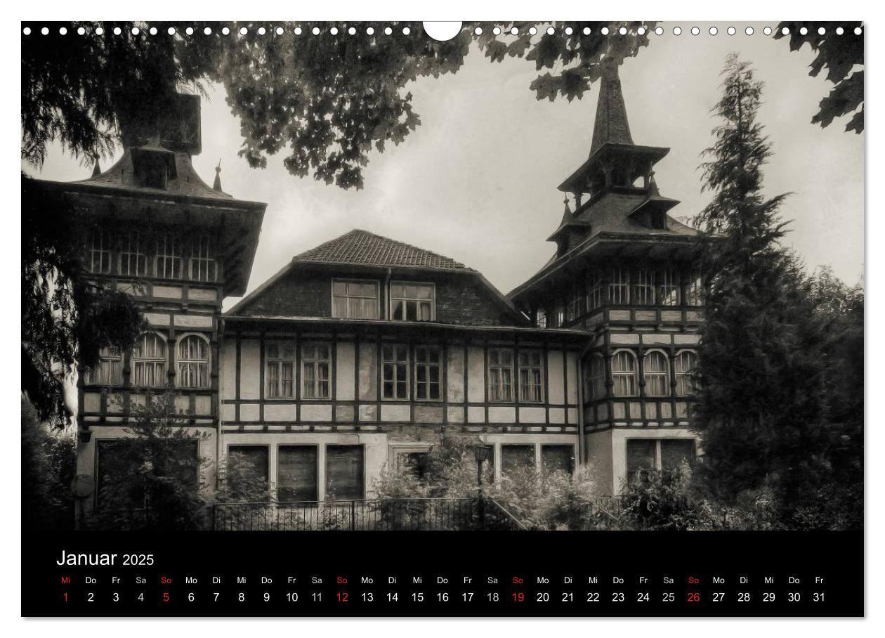 Bild: 9783435533770 | Lost Places Geisterhäuser (Wandkalender 2025 DIN A3 quer), CALVENDO...