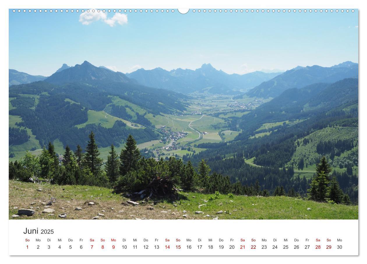 Bild: 9783383989025 | Bergerlebnisse im Tannheimer Tal (Wandkalender 2025 DIN A2 quer),...