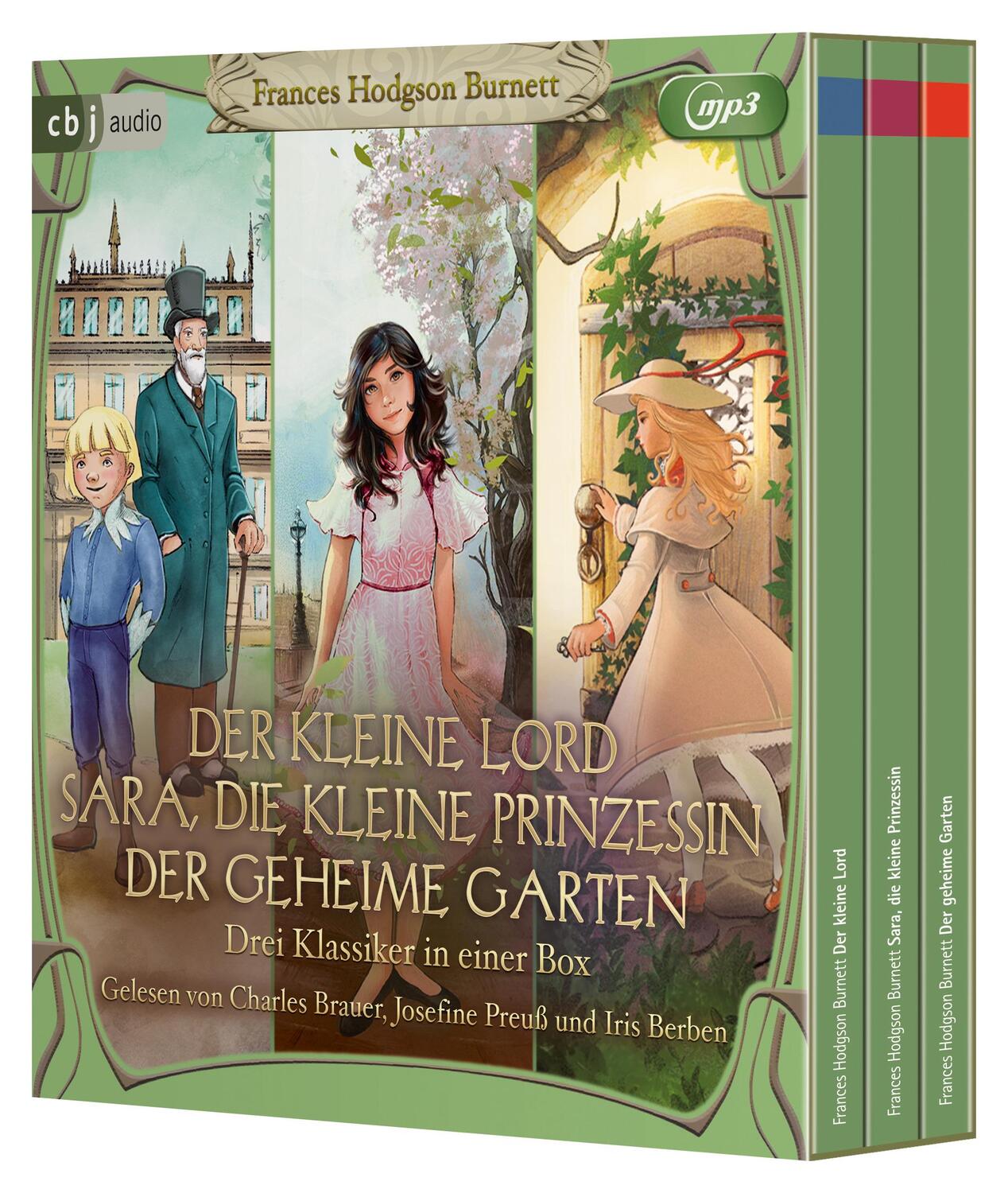 Cover: 9783837165425 | Der kleine Lord. Sara, die kleine Prinzessin. Der geheime Garten | MP3