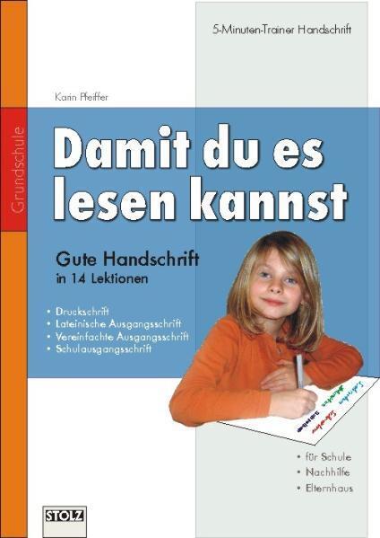 Cover: 9783897783607 | Damit du es lesen kannst | Karin Pfeiffer | Broschüre | 48 S. | 2008