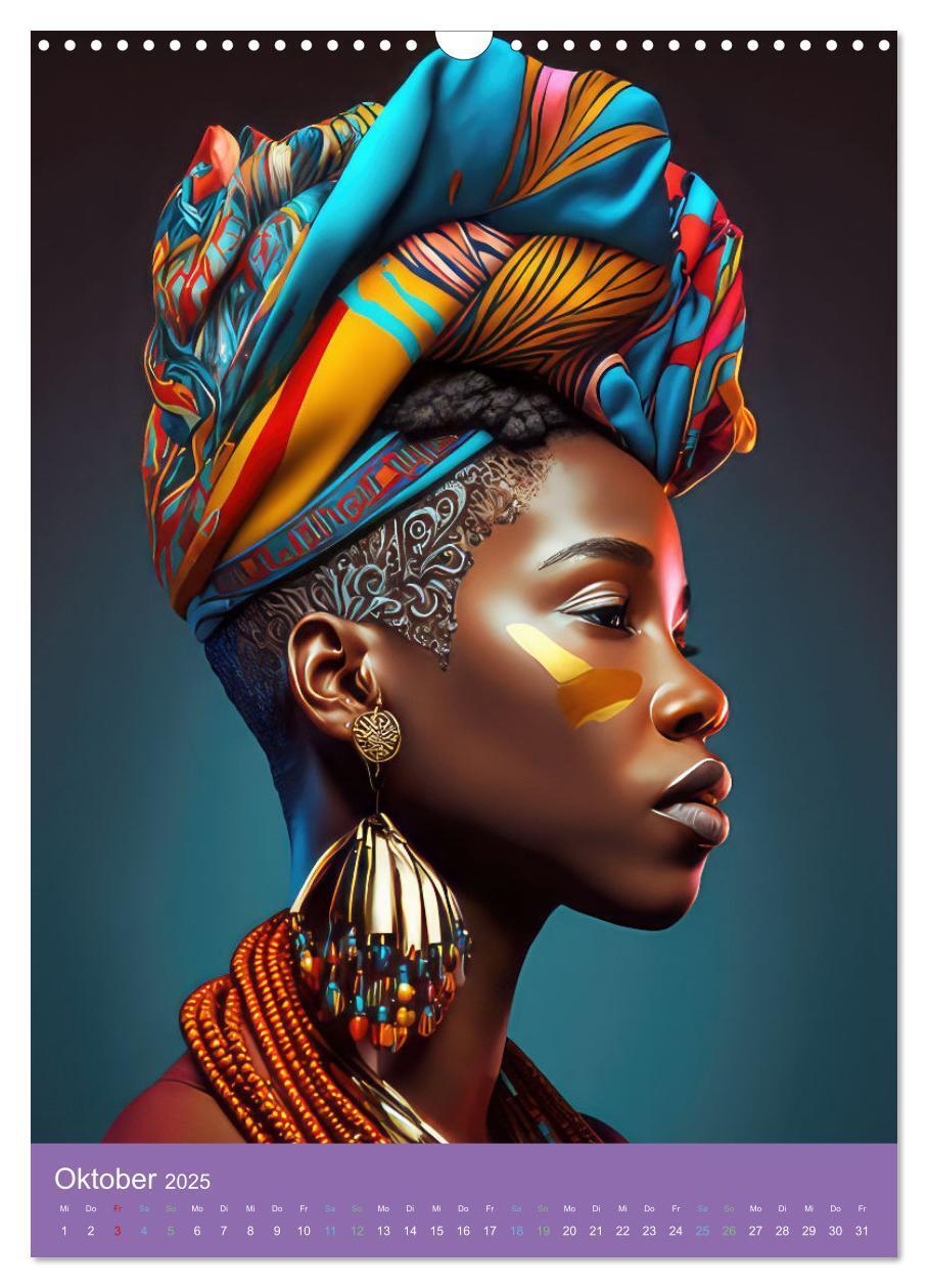 Bild: 9783435869893 | Afrikanische Frauen - Portraits im Stil der afrikanischen Kultur...