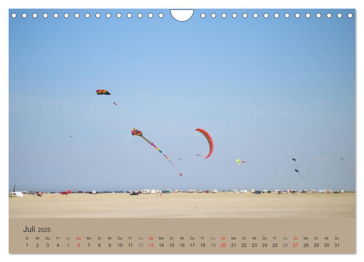 Bild: 9783435225736 | Römö - Wasser, Wind und endloser Strand (Wandkalender 2025 DIN A4...